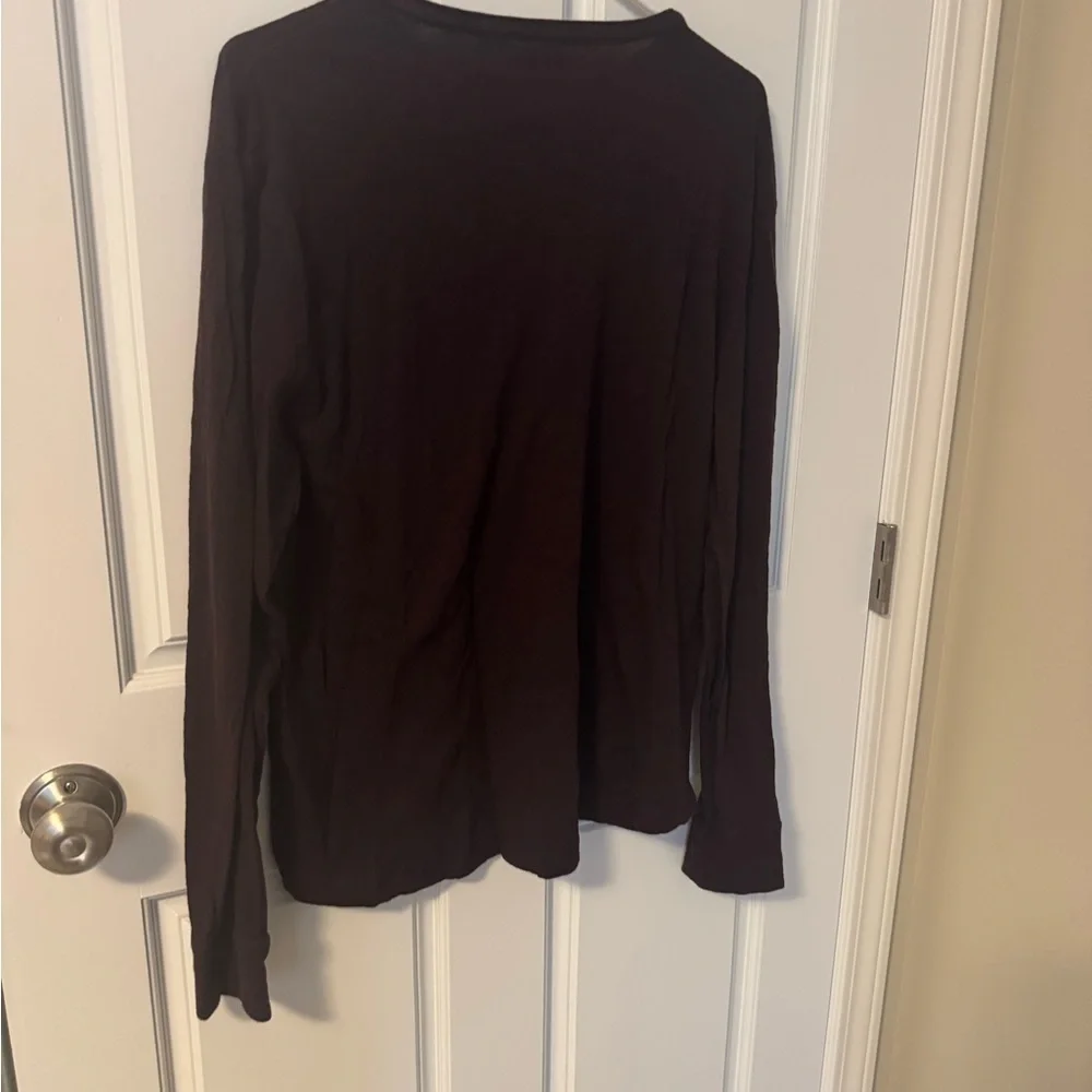 Banana Republic Men's Dark Maroon Button Down Shirt
